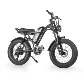 Fat Tire Electric Bike, Urban Control Z8, 100km PAS Autonomy, 50km Throttle Autonomy, 500W Motor, 48V, 15Ah Batteri, Smart Balan