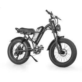 Dikke band elektrische fiets, Urban Control Z8, 100km PAS autonomie, 50km gashendel autonomie, 500W motor, 48V, 15Ah batterij, S