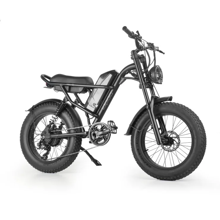 Fat Tire Elektrofahrrad, Urban Control Z8, 100km PAS Autonomie, 50km Gaspedal Autonomie, 500W Motor, 48V, 15Ah Batterie, Smart B