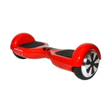 6.5 inch Hoverboard, 15 km/h, UL2272 Certified, Bluetooth, LED Lighting, 700W Power, 4Ah Battery, Smart Balance, Regular Red PowerBoard