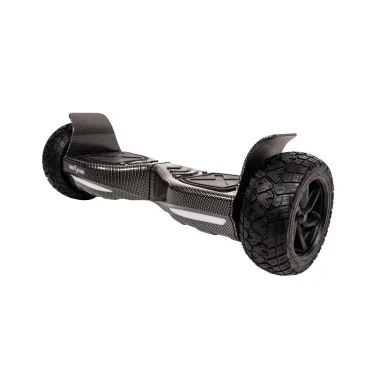8.5 inch Hoverboard, All-Terrain, 15 km/h, UL2272 Certified, Bluetooth, LED Lighting, 700W Power, 4Ah Battery, Smart Balance, Hummer Carbon