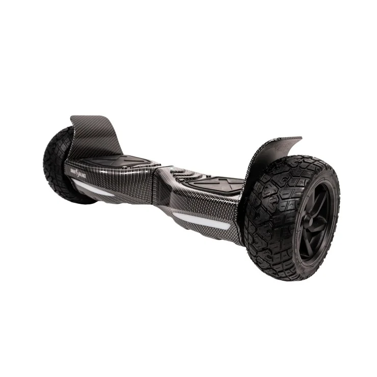 Hoverboard Tout Terrain 8.5 pouces avec Bluetooth & Lumières LED, 15km/h, Certifié UL2272, Puissance 700W, Batterie 4Ah, Smart Balance, Hummer Carbon, Gyropode Overboard, Auto-équilibrant