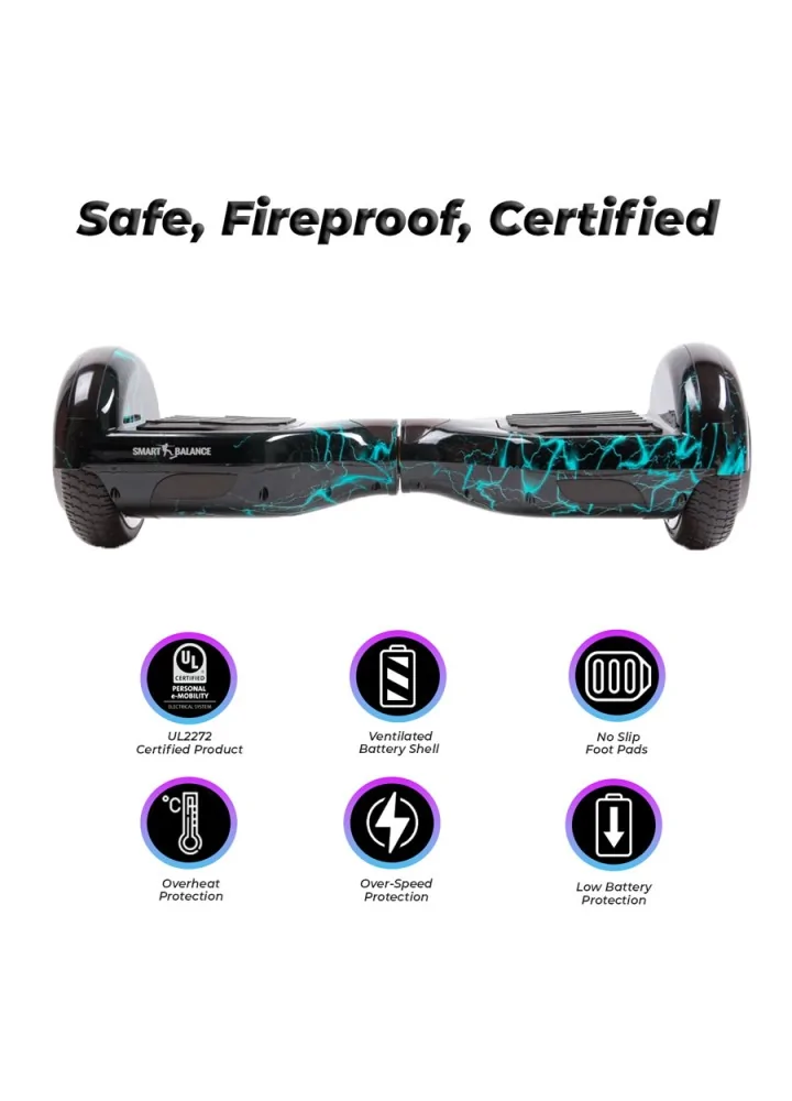 Buy Windgoo Hoverboard, UL2272 Certified 6.5 inch Self Balancing Scooter  with LED Light, Smart Segway for Kids and Adults Online at  desertcartSeychelles