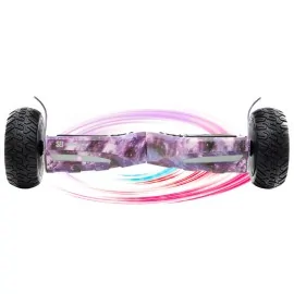8.5 inch Hoverboard, All-Terrain, 15 km/h, UL2272 Certified, Bluetooth, LED Lighting, 700W Power, 4Ah Battery, Smart Balance, Hummer Galaxy