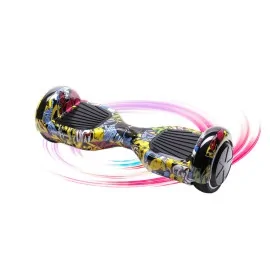 Hoverboard 6.5 Zoll Elektro Scooter, UL2272 Certified, Bluetooth, LED Beleuchtung, 700W Power, 4AH Akku, Smart Balance, Regular HipHop