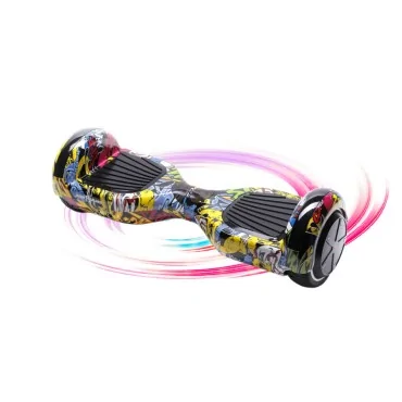 Smart Balance Origineel Hoverboard, Regular HipHop, 6.5 Tommer, dubbele motoren 36V, 700 Wat, Bluetooth-luidsprekers, LED-verli