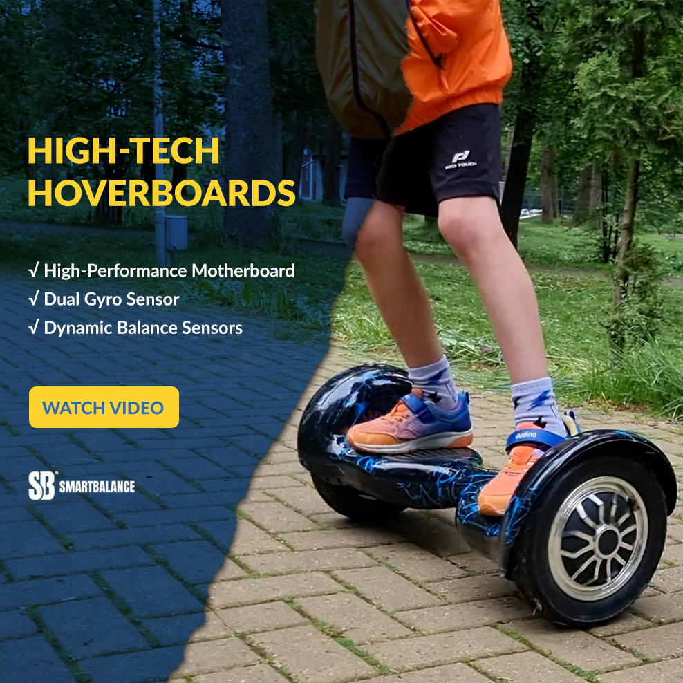 6,5-Zoll-Hoverboard mit Standard-Hoverkart, Regular Electrored Pro,  erweiterter Reichweite und schwarzem ergonomischem Sitz, Smart Balance
